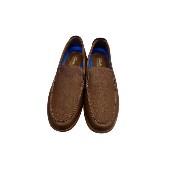 Clarks men’s flexway slip on shoes size 10.5 - Picture 4 of 14